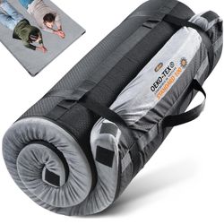 3 Inch GAIALOOP Thick Memory Foam Camping Mattress Sleeping Pad [Car/Tent/Cot] Glamping Portable Floor Mat Roll Up Futon Mattress for Guests 100$ Pick