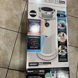 NEW SEALED Shark HC502 3-in-1 Clean Sense Air Purifier MAX, Heater & Fan - White