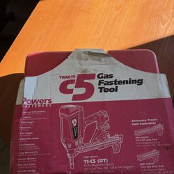 Powers Trak-It C5 Gas Fastening Tool. And Shots With Gas cartridges