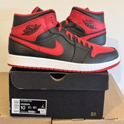 Jordan 1 Mid Alternate Bred Size 10