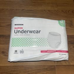 Adult Underwear/diapers Size M 