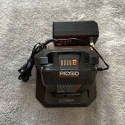 RIDGID Battery And Charger 