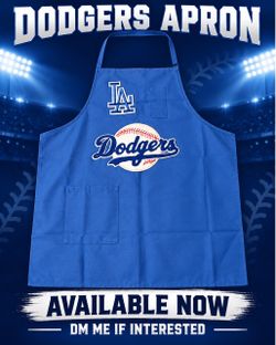 Dodgers Apron with custom patch asking for $15