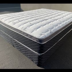 King Bamboo Orthopedic Pillow Top Mattress And Box spring!