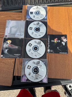 four-disc set of Final Fantasy VIII for the original Sony PlayStation (PS1