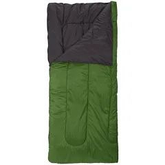 Bass Pro Shops Eclipse Hawksbill 40º Rectangular Sleeping Bag - Cactus Green