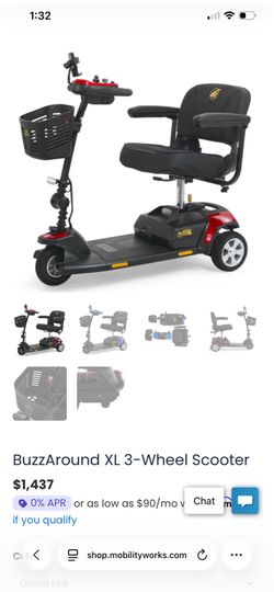 Electric scooter 3 wheel scooter red new conditions