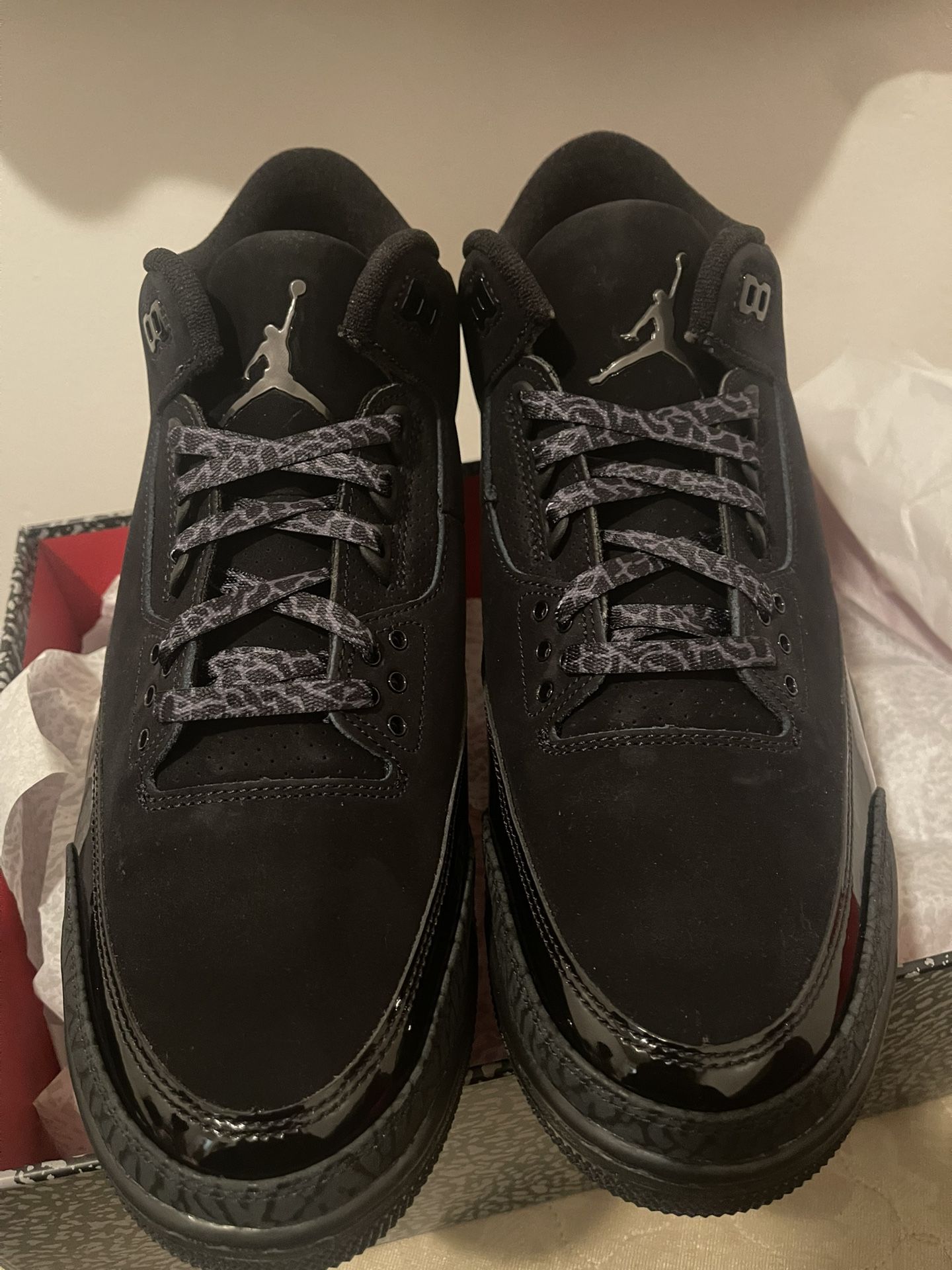 Jordan 3 Black Cat Size 12