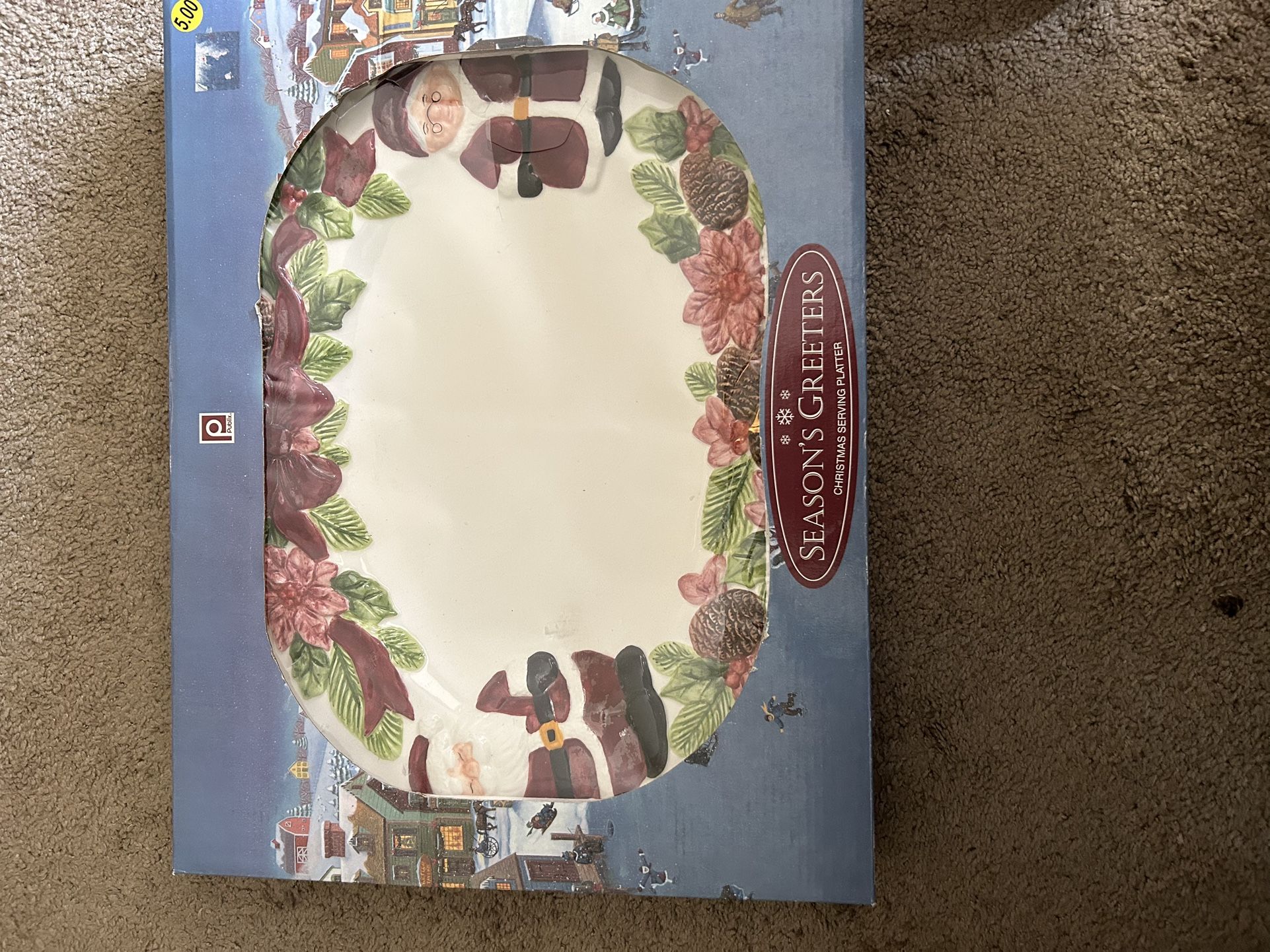 Christmas meal serving set and accessories