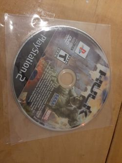 The incredible hulk playstation 2 game