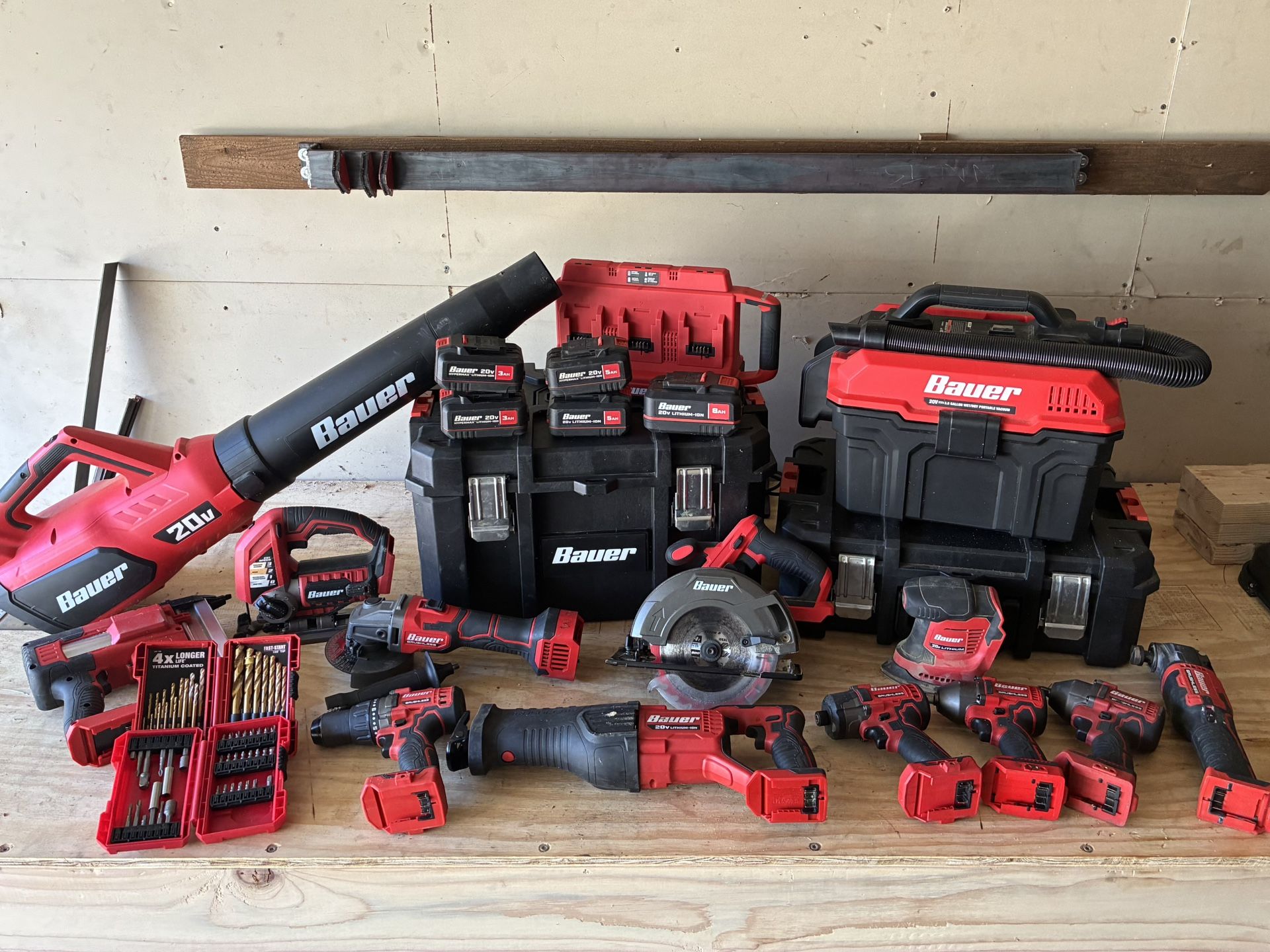 Bauer 20v Power Tools
