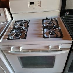 Whirlpool 4 Burner White Gas Stove Range Estufa 