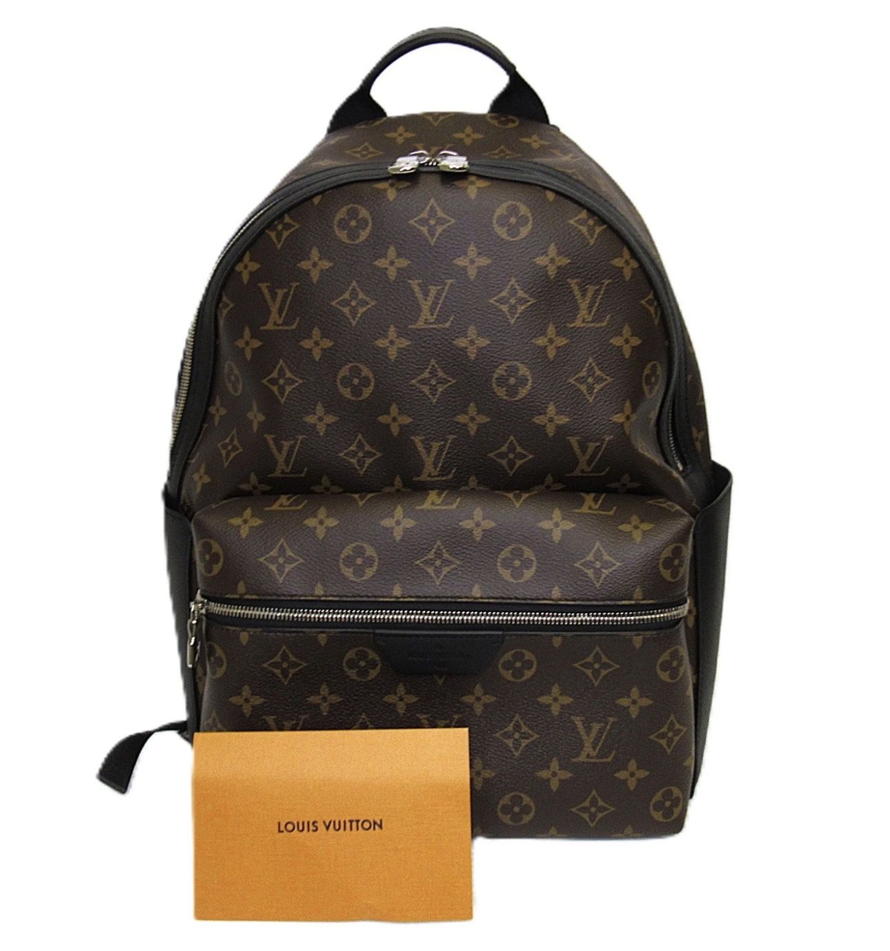 LOUIS VUITTON Discovery Backpack PM Monogram Macassar Canvas Black M46684