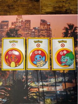 Pokemon Target Exclusive Starter Pins Set (Charmander Squirtle Bulbasaur)
