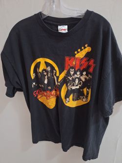 Vintage- Kiss/ Aerosmith band Tour T-shirt Sz XL