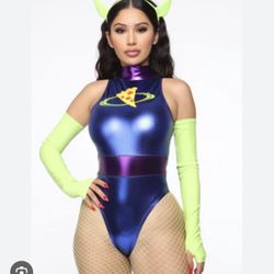 4 Piece Sexy Costume - Toy Story Alien 
