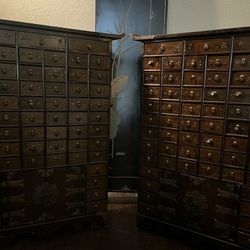 Apothecary Cabinets Korean Handmade Antique