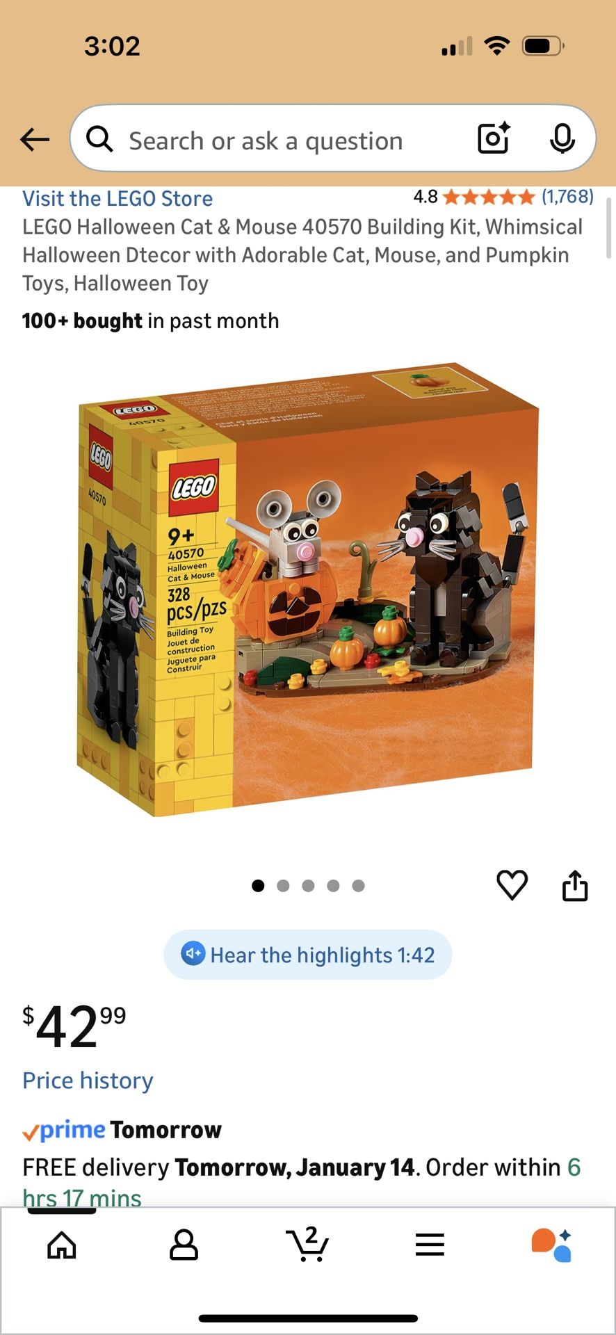 Lego cat And Mouse