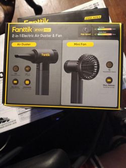 Fanttik 4-in-1 Electric Air Duster & Mini Fan - Open Box, Never Used