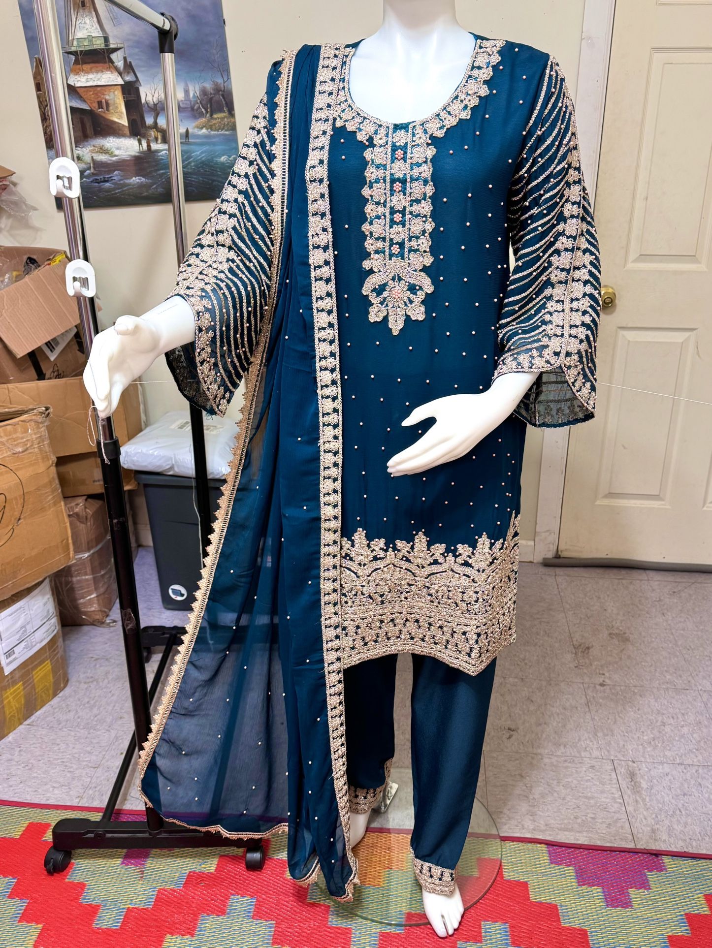 Chiffon Party Wear Dress Size XSmall 36