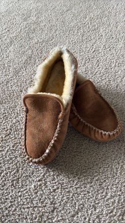 Men’s 12 medium ll bean sheep lined slippers
