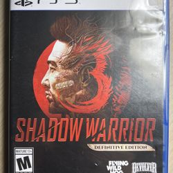 Shadow Warrior 3 Definitive Edition For PlayStation 5