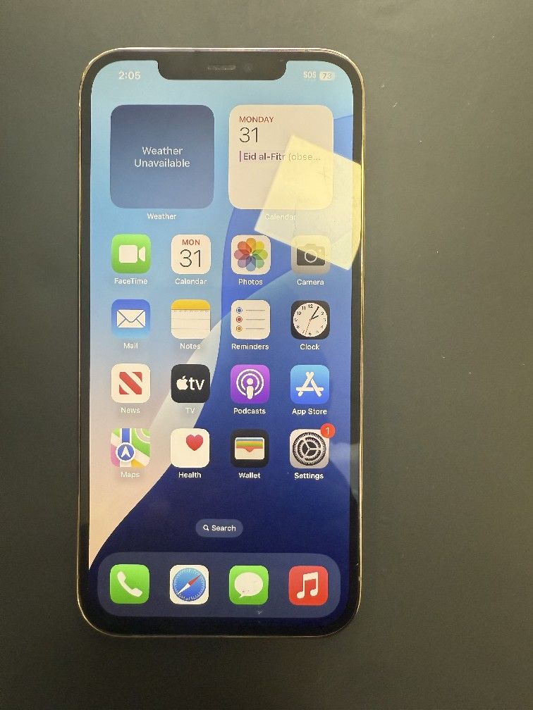Unlocked iPhone 12 pro max 256GB Gold