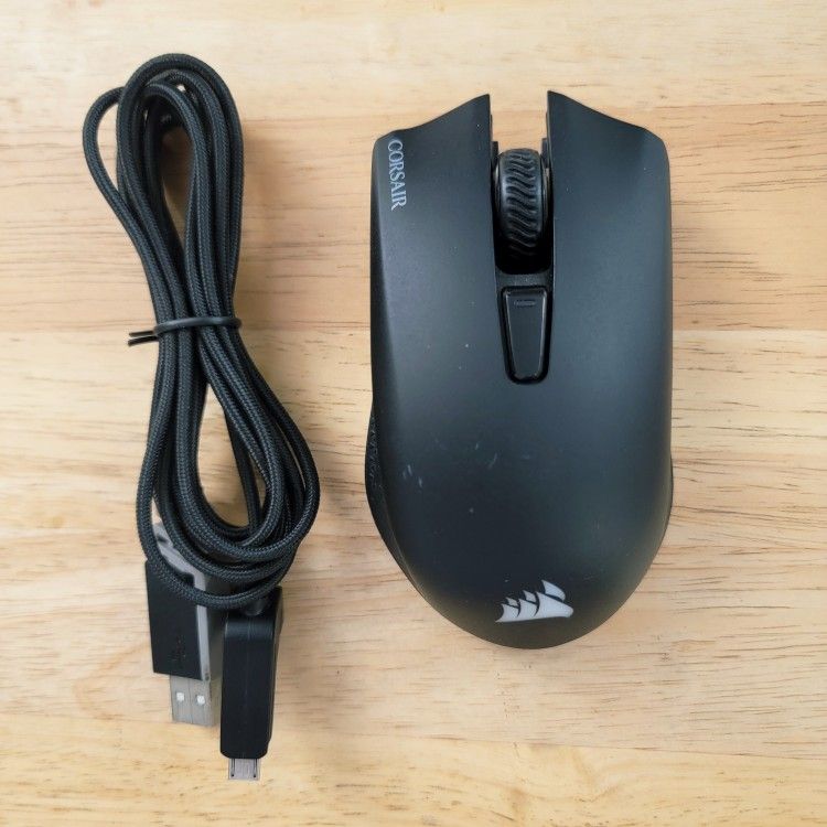 Corsair HARPOON RGB, Wireless 2.4Ghz Slipstream Or Bluetooth, Rechargeable Gaming Mouse
