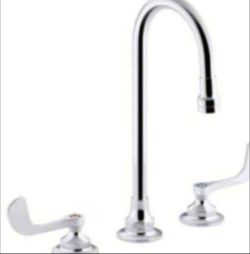 Kohler Triton 2-Handle 8" Widespread Faucet In Chrome