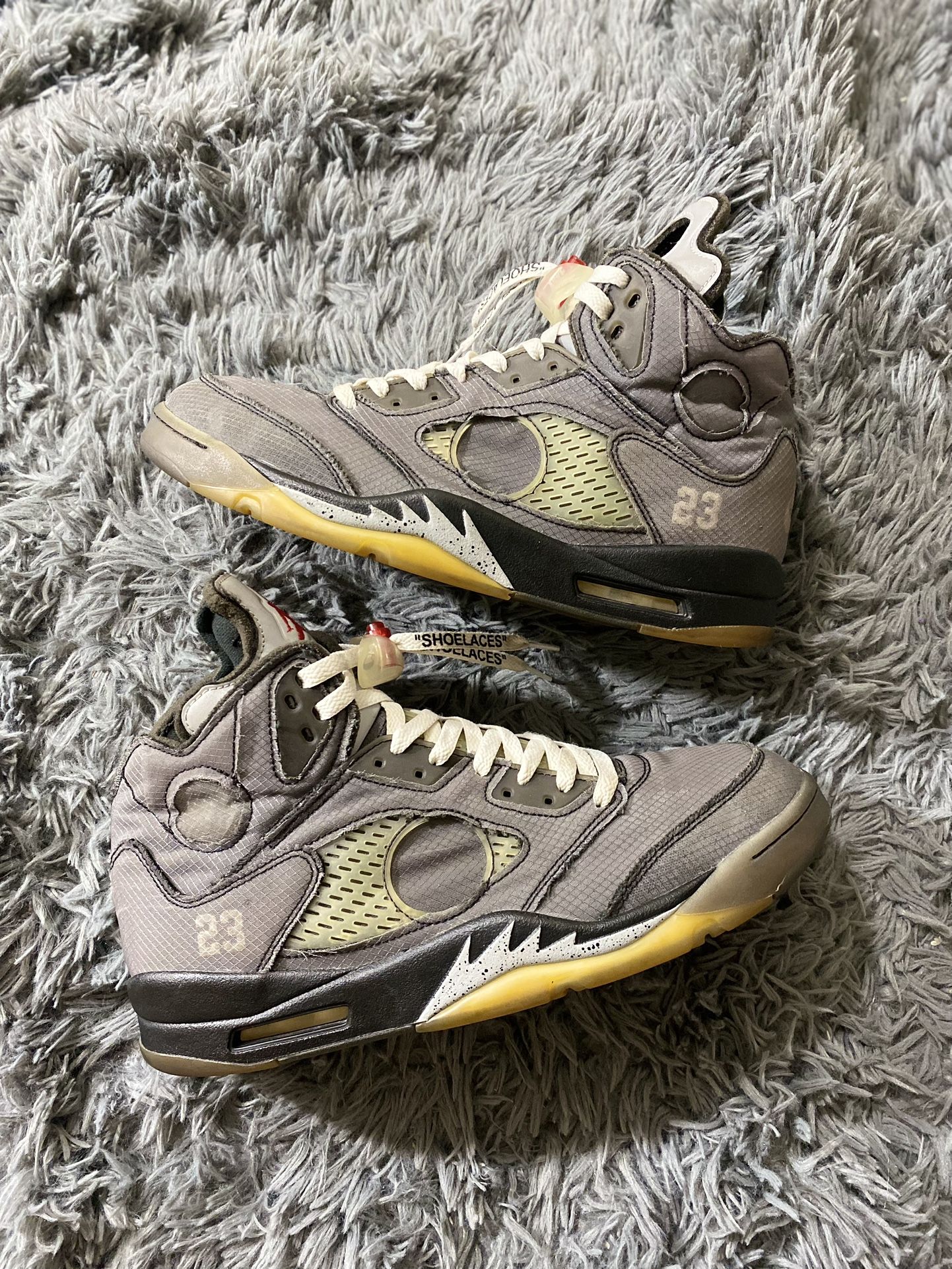 Off-White x Air Jordan 5 Retro SP 'Muslin'