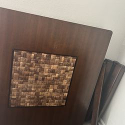 Table Set With Two Chairs 
