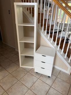 Bookcase and drawer