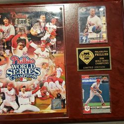 2008 Phillies World Series Memorabilia (Signed)
