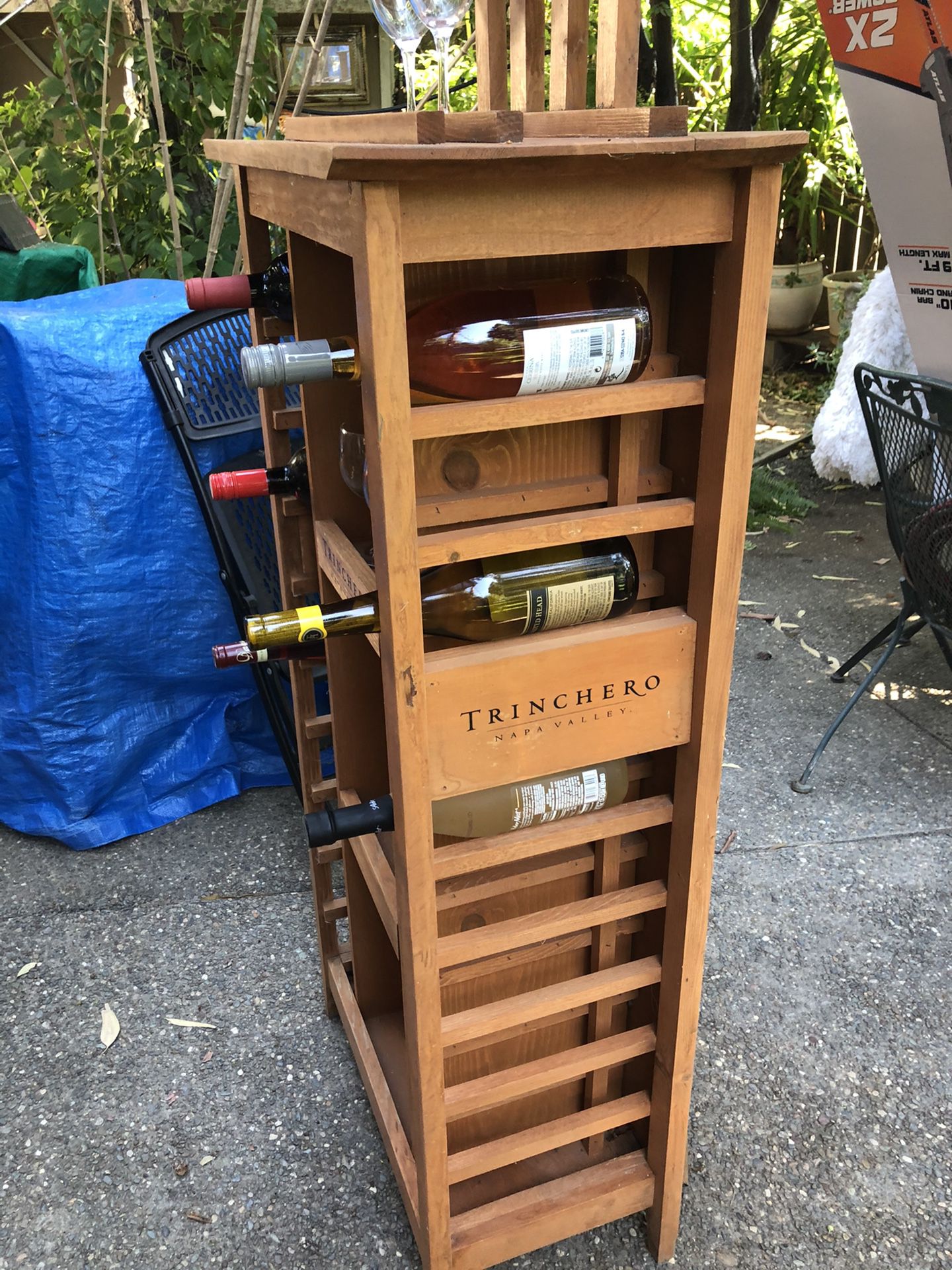 Trinchero Napa Valley Wood Wine Rack for Sale in Sacramento, CA - OfferUp