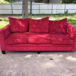 Red Sofa Set