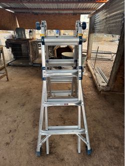 WERNER LADDER MULTI-POSITION PRO 17 ft 375lb