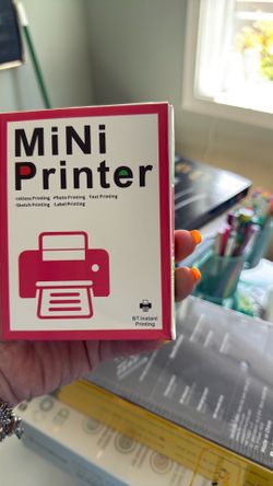 🖨️ Portable Mini Bluetooth Printer – New in Box
