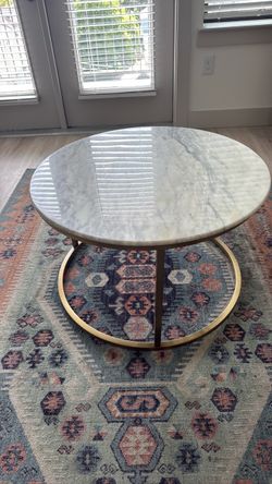 Marble coffee table