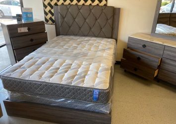 furniture mattress box spring bed frame twin full queen king