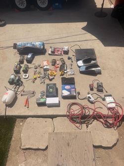 Mixed Lot of Tools and Auto Parts & CAMPING