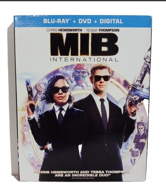 Men in Black: International Blu-Ray + DVD + Digital Branf New Factory Sealed