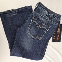 1921 Western Glove Works Flare Jeans Womens Size 27 Japanese