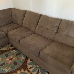 Brown Sectional Couch 