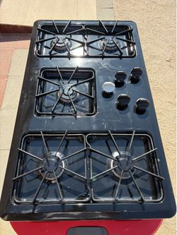 5-burner gas cooktop, $200