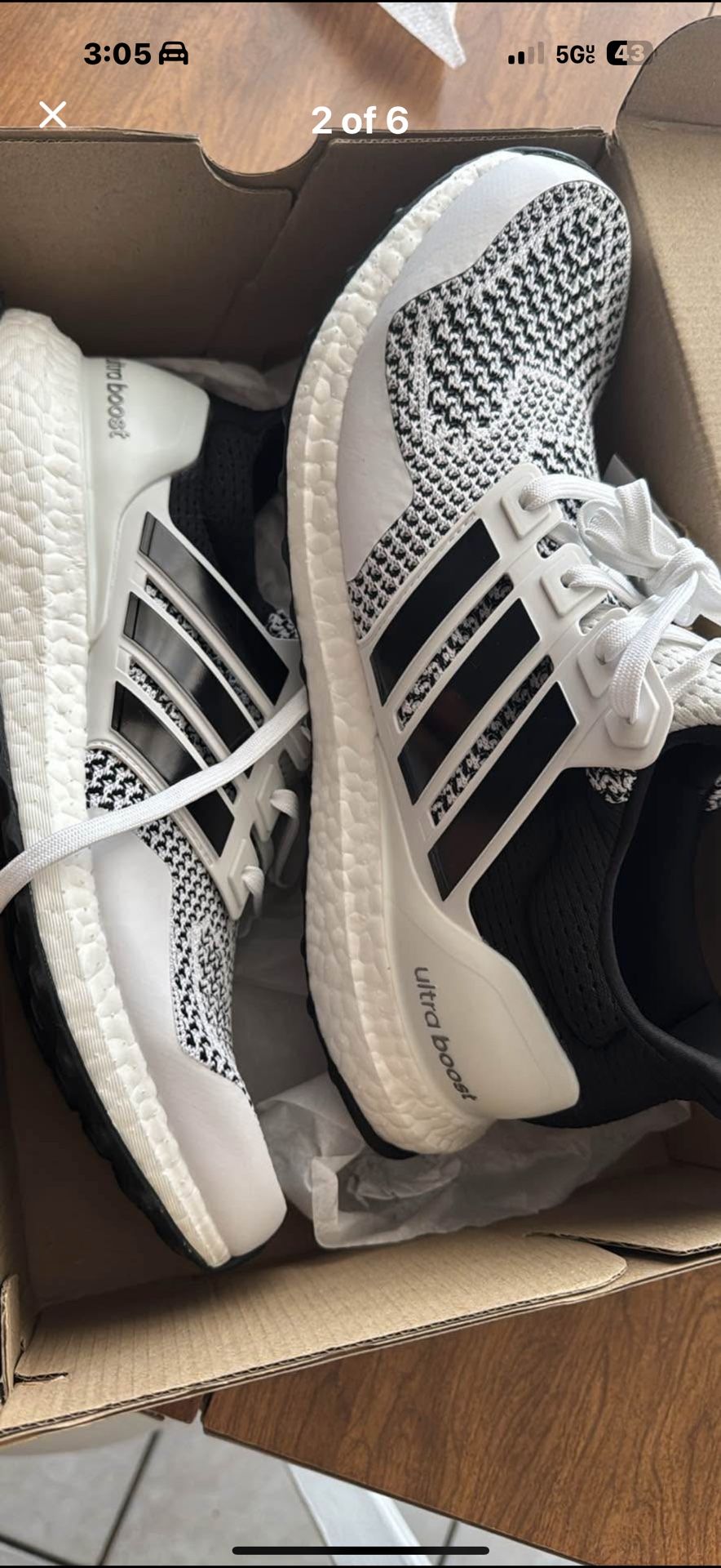 Ultra boost Adidas Size 10 Men’s New