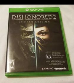 Dishonored 2 xbox one video game