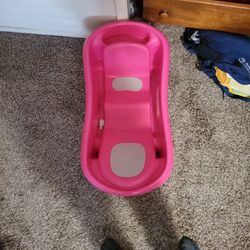 Pink Baby Bath