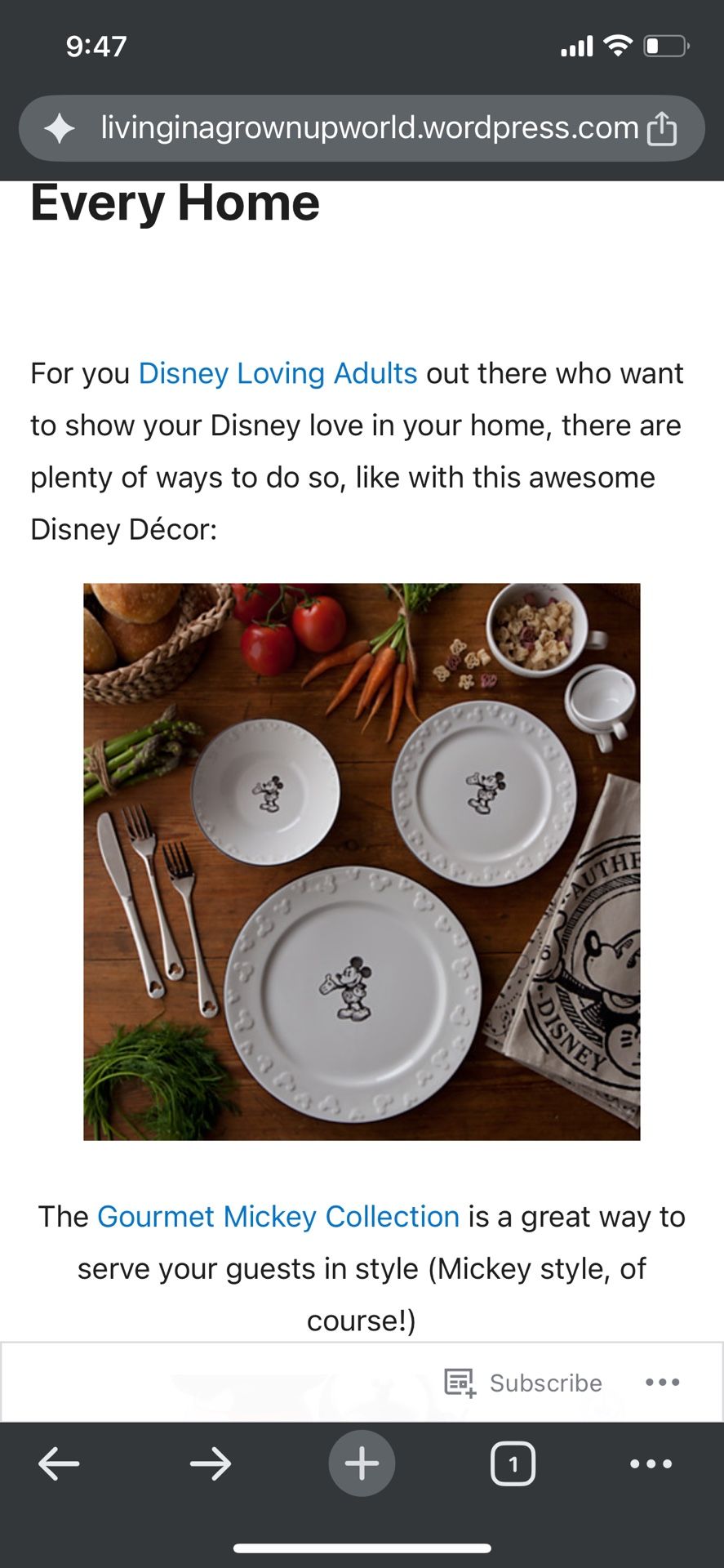 Disney Gourmet Mickey Collection