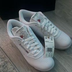 Reebok Princess Women’s White Shoes Size 7 | Training Walking Sneakers