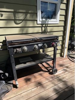 Free flat grill - with cover!
